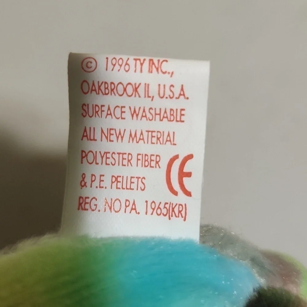 1996 Peace Ty Beanie Baby
